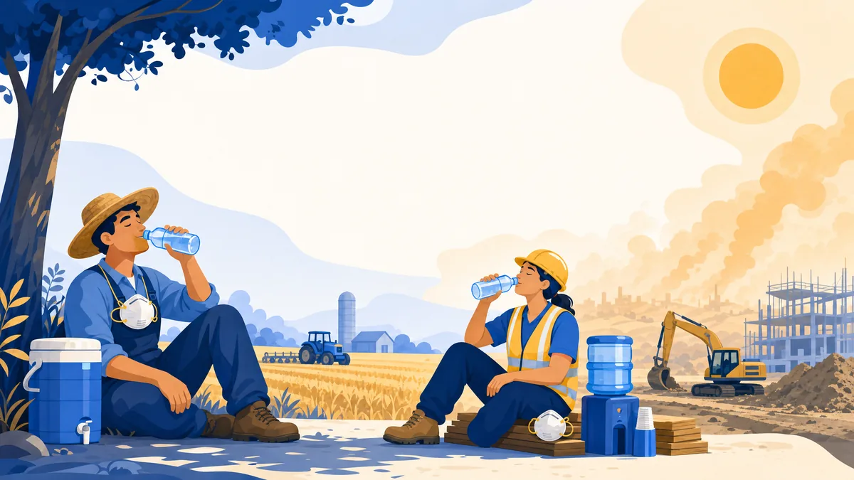 Heat Illness and Wildfire Smoke: Protecting California's Outdoor Workers